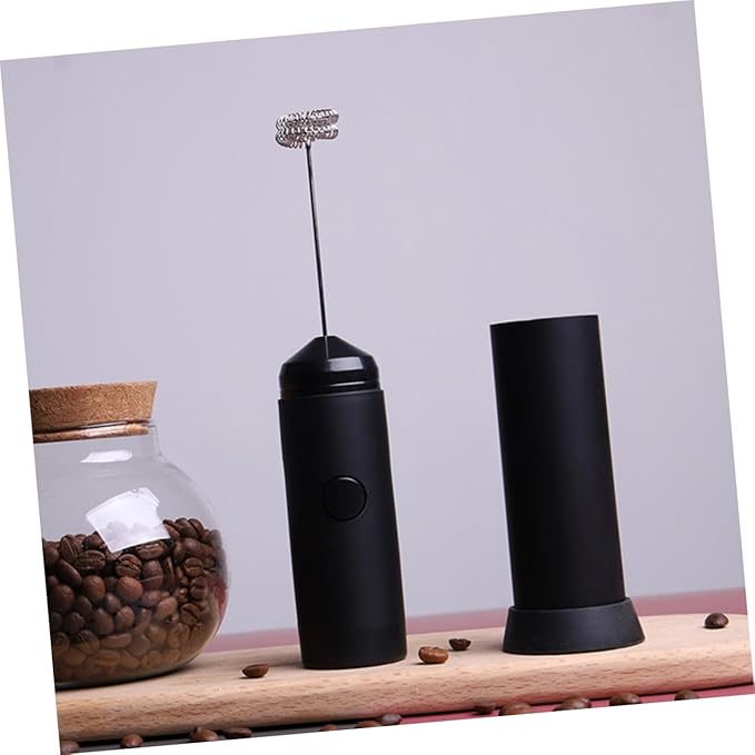 LIFKOME Handheld Electric Milk Frother Mixer Multi-Speed Whisking Tool for Lattes and Cappuccinos Portable Milk Foam Maker for Home Kitchen Use