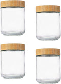 Glass Storage Jar with Airtights Lid for Overnight Oats Yogurt Parfaits and Food Storage 300ml 480ml Glass Food Container