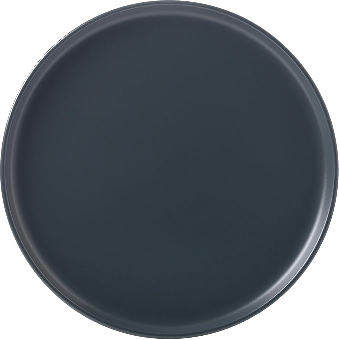 Lorren Home Trends Gray Stoneware Dinnerware Set, 16 Piece, Service for 4, Microwave and Dishwasher Safe