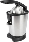Electric Citrus Juicer, 180W 15000rpm Auto Off Dishwasher Stainless Steel Orange Juicer Ultra Powerful Motor Soft Handle Citrus Squeezer for Oranges, Lemons