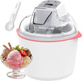 Ice Cream Maker, 1.6 Quarts Ice Cream, Gelato, Sorbet, Milkshakes, Frozen Yogurt Machine for Home, Ice Cream Double Insulated Machine with LCD Screen and Timer, Easy to Clean and Quick
