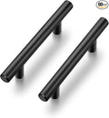 Ravinte 60 Pack | 5 Inch Cabinet Pulls Matte Black Stainless Steel Kitchen Drawer Pulls Cabinet Handles 5 Inch Length, 3 Inch Hole Center