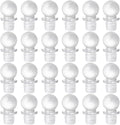 BESPORTBLE Glass Ball Wine Stoppers Decorative Bottle Stoppers for Aroma Dispensers 24Pcs High Polymer Sealed Caps Suitable for Wine Bottles