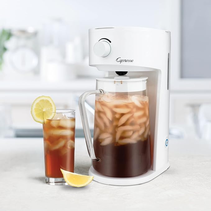 Capresso 623.02 Select Iced Tea Maker, 80 oz, White (Pack of 2)