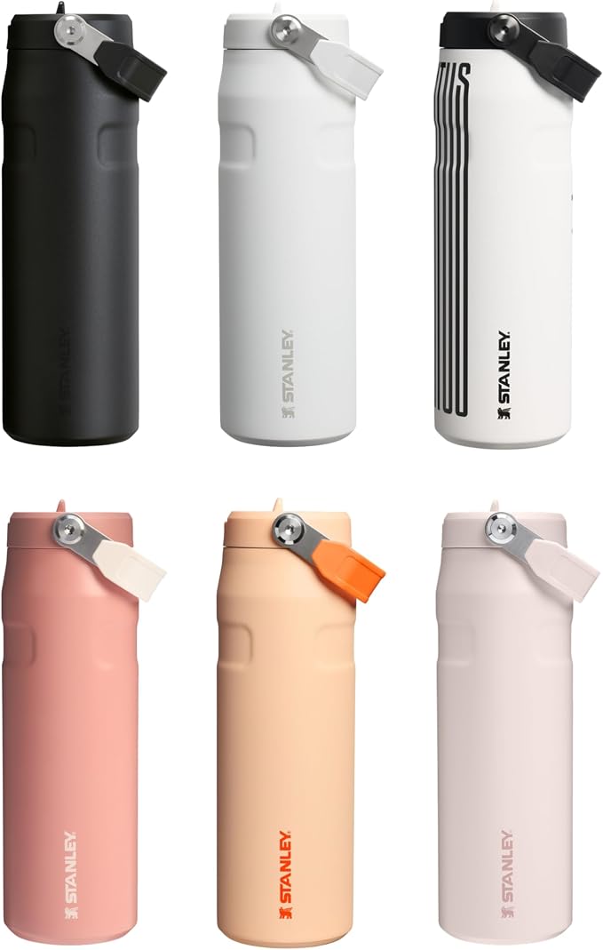 Stanley 1913 Flip Straw Sports Water Bottle 0.7L - Juventus | 10 Hours Cold - 3 Days Iced - BPA-Free - Leak Resistant - Dishwasher Safe - Fits Cup Holder