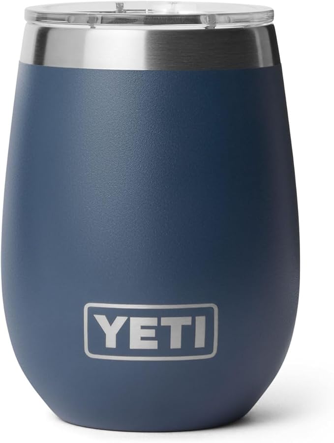 YETI Rambler 10 oz Wine Ceramic Lined Tumbler, Navy