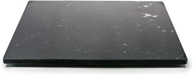 Fox Run Marble Pastry Board, Black, 12 x 16 x 0.5 inches