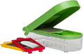PrepWorks 3-Blade Dice & Slice Chopper – Multi-Function Vegetable and Fruit Cutter, Easy to Use, Stainless Steel Blades, BPA-Free