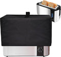 Toaster Cover Heavy Duty Heat-Resistant Waterproof Protective Cover Case Compatible with Mueller UltraToast Toaster 4 Slice MT-110ss/Elite Gourmet ECT-3100 Long Slot 4 SliceToaster (Black)