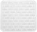MicoYang Silicone Dish Drying Mat for Multiple Usage,Easy clean,Eco-friendly,Heat-resistant Silicone Mat for Kitchen Counter or Sink,Refrigerator or Drawer Liner White 2XL 24 inches x 18 inches