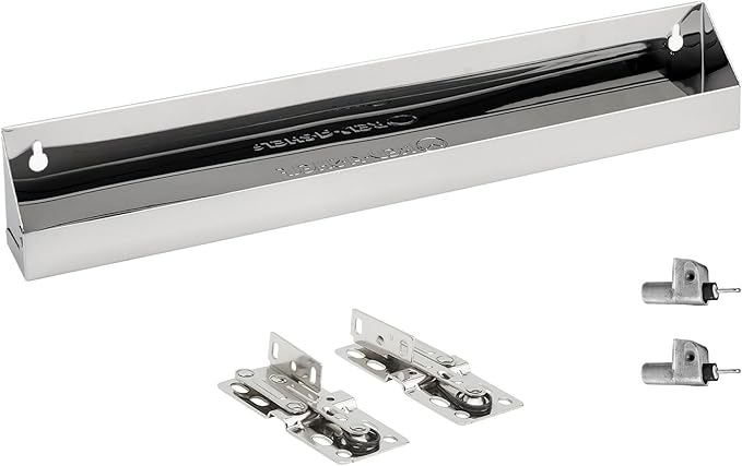 Rev-A-Shelf 19" Tip Out Tray with Soft Close for Sink Base Cabinets, Storage Organizer for Kitchen, Laundry Room, or Vanity Cabinets, 6581-19SS-SC-1