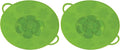 Kuhn Rikon Kochblume Spill Stopper, 11-Inch, Green (Pack of 2)