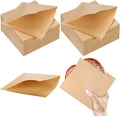 Colarr 1000 Pcs Soft Pretzel Bags 6.69 x 7.09 Inch Pretzels Individual Bags Grease Resistant Double Open Paper Sandwich Wrapper Holder for Concession Stands Food Snack Cookie, Brown