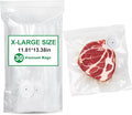 Reusable Vacuum Sealer Bags for Food Storage, 30 Pack BPA-Free (11.81 * 13.38 in), Freezer & Microwave Safe, Odor & Leak Resistant Vacuum Sealer Vacuum Bag
