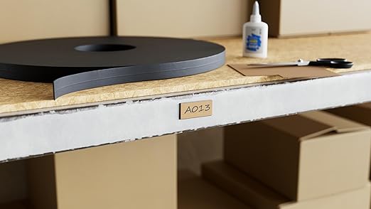 Master Magnetics ZGN40S4.0 Flexible Magnet Strip, Plain, No Laminate, 1/16" Thick, 1" Height, 100 Feet Scored Every 4", 1 Roll with 297-1" x 4" Pieces