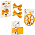 Monkey Business Fun Rotelle-Shaped Silicone Trivet + Potholders & Spoon Rest for Kitchen Counter