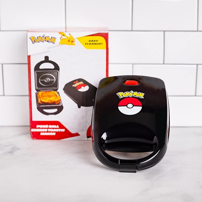 Uncanny Brands Pokémon Pokéball Single Cheese Sandwich Maker - Pokémon Kitchen Appliance