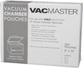 VacMaster Vacuum Chamber Pouches, 3 Mil 8-Inch by 10-Inch, 500 per Box
