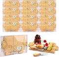 12 Set Bridal Shower Favors,Small Bamboo Charcuterie Boards Party Gifts for Guest,Baby Shower Thank you Gifts Bulk,Mini Cheese Boards with Knives and Forks for Wedding Birthday Return Gifts