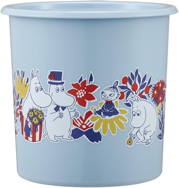 Skater SOT10-A One-Touch Seal Container, Large, 33.8 fl oz (1,000 ml), Sealed Container, Storage Container, Moomin