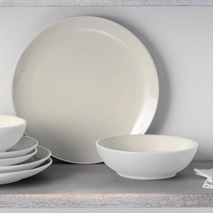 Noritake Colorwave White 4-Piece Coupe Place Setting, Service for 1