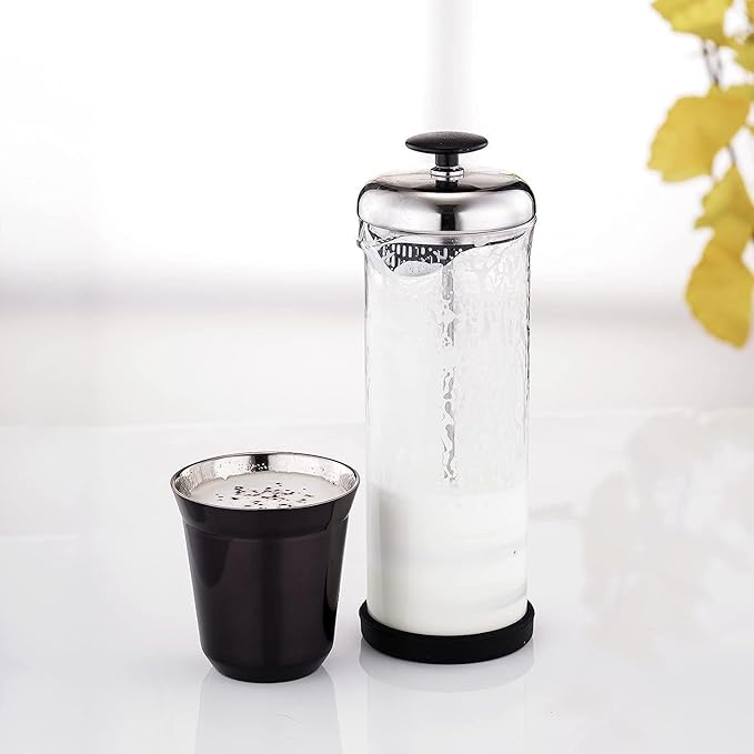 Easyworkz French Press 34 oz Coffee Tea Maker Bundled with Stainless Steel Espresso Cup
