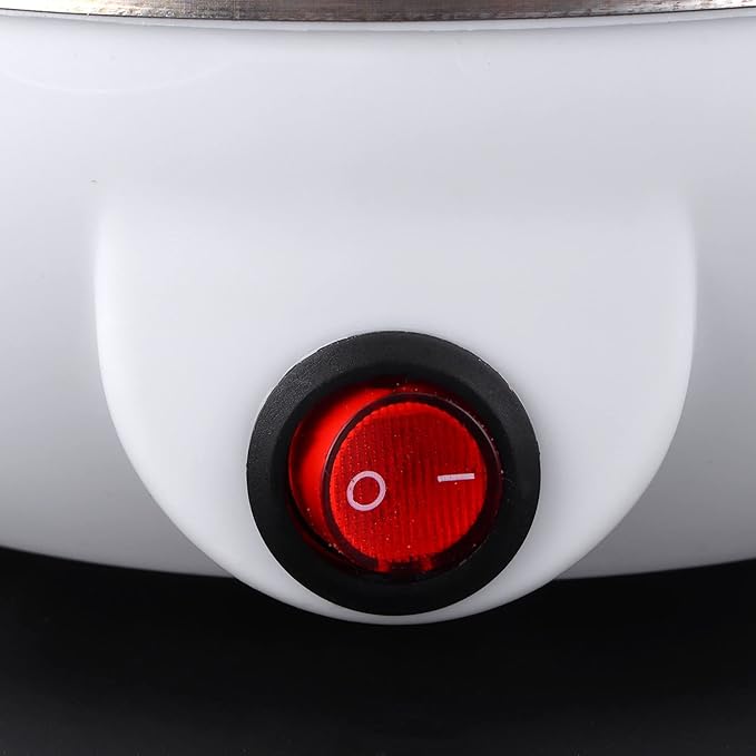 Ejoyous Egg Cooker, Electric 7 Eggs Capacity Hard Boiled Egg Boiler Steamer Poacher (US Plug 110V)