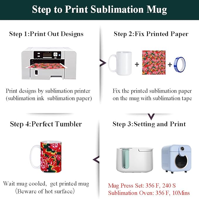 ABBSH Sublimation Coffee mugs, 15 oz White Coffee Mugs Tazas Para Sublimacion Cups With Box for Coffee, Soup, Tea, Milk, Latte, Hot Cocoa Set of 12
