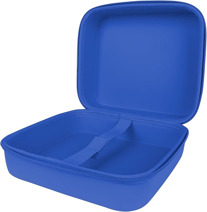 Linkidea Electric Lunch Box Carrying Case Compatible with Crock Pot, DUPASU, Aotto, LUNCHEAZE, Hard Shell Heated Lunch Box Bag with Space for Cable (Blue)