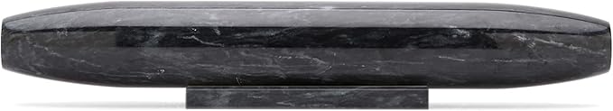 Fox Run 48759 Black Marble French Rolling Pin, 2 x 12 x 2 inches