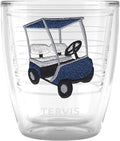 Tervis The Links Golf Collection Birdie Buggy Made in USA Double Walled Insulated Tumbler Travel Cup Keeps Drinks Cold & Hot, 12oz, Birdie Buggy