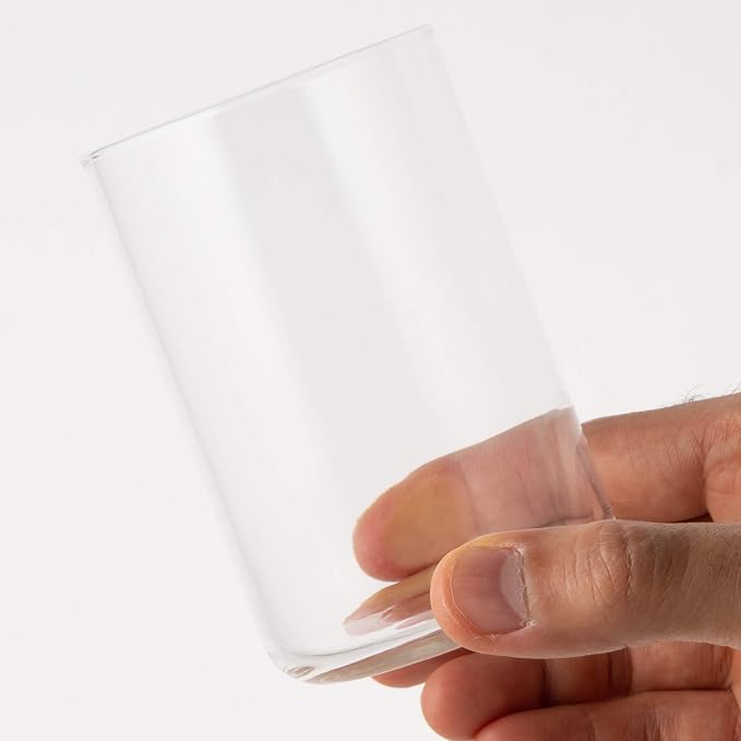 Toyo Sasaki Glass B-09128CS Whiskey Glass, Rock Glass, 12.8 fl oz (355 ml), Thin Tumbler, Shatter-Resistant, Cup, Made in Japan, Dishwasher Safe