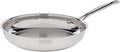 Cuisinart 10-Inch Open Skillet, Stainless Steel Skillet Large Kitchen Pan, Dishwasher Safe, Compatible with Induction, Electric, Gas Cooktops, Oven Safe Saucepan, Cool Grip Handles