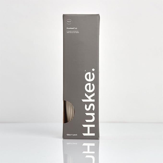 HuskeeCup (4 Pack) (Natural, 12oz)