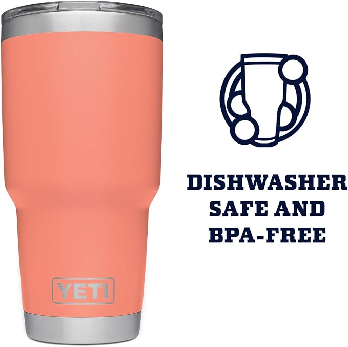YETI Rambler 30 oz Stainless Steel Vacuum Insulated Tumbler w/MagSlider Lid