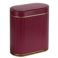ELPHECO 2 Gallon Sensor Trash Can - Motion Sensor Bathroom Garbage Can with Lid, Automatic IPX5 Waterproof Trash Bin, Slim Garbage Bin for Bathroom, Office, Bedroom, Living Room, Burgundy Gold