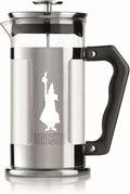 Bialetti 6860 Preziosa Stainless Steel 3-Cup French Press Coffee Maker, Silver (06860)