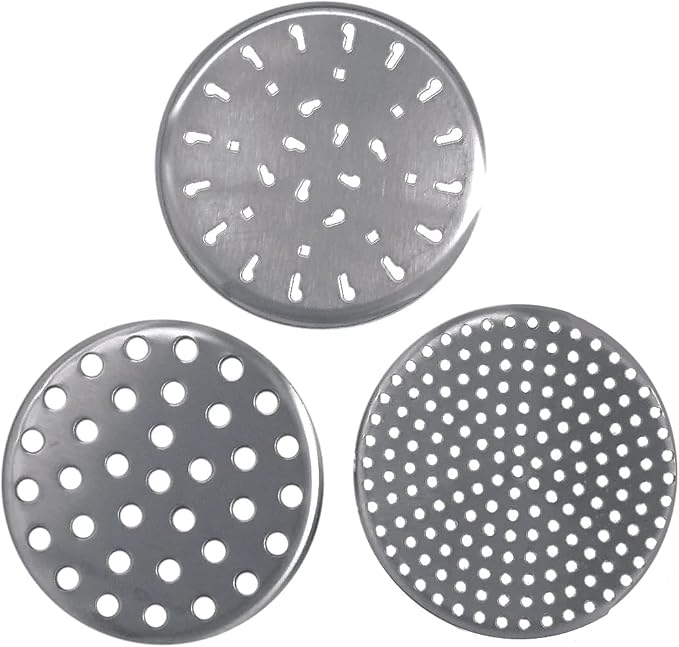 Cuisinox Potato Ricer, Heavy Duty Stainless Steel Potato Masher and Kitchen Tool, 3 Disks