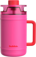 bubba 52 oz Insulated Stainless Steel Water Keg - Large Reusable Water Bottle Drinking Jug - Insulated Keg for Everyday Hydration, Lead-Free and BPA-Free, Flora Aura
