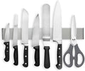 Magnetic Knife Holder for Wall, 20" Magnetic Knife Strips, Stainless Steel Magnetic Bar as a Knife Holder, Magnetic Strip for Knives for Kitchen Utensil Organizer (Silver, 20 Inch)