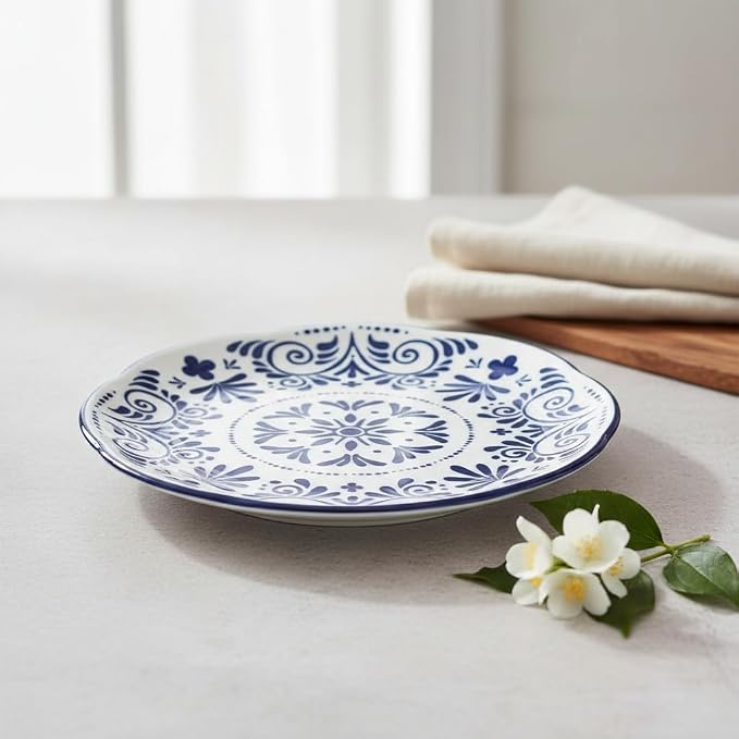 10 Strawberry Street Talavera Dinnerware, Set of 6 (10" Dinner Plate)