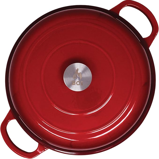 Enameled 3.5 Quart Signature Cast Iron Braiser with Lid