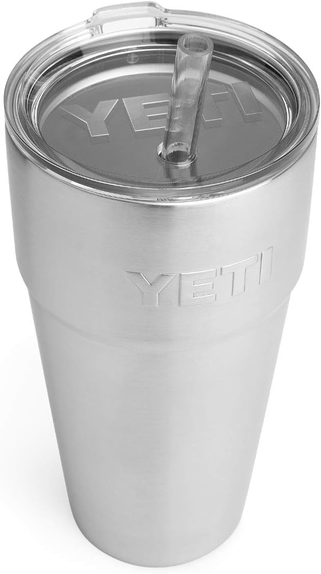 YETI Rambler 26 oz Straw Cup, Vacuum Insulated, Stainless Steel with Straw Lid | Vacuum Insulated
