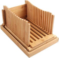 Fenteer Bamboo Bread Slicers Toast Slicers Manual Kitchen Tools Cutting Guide Bread Loaf Slicers Bread Slicers Machine for, Style A