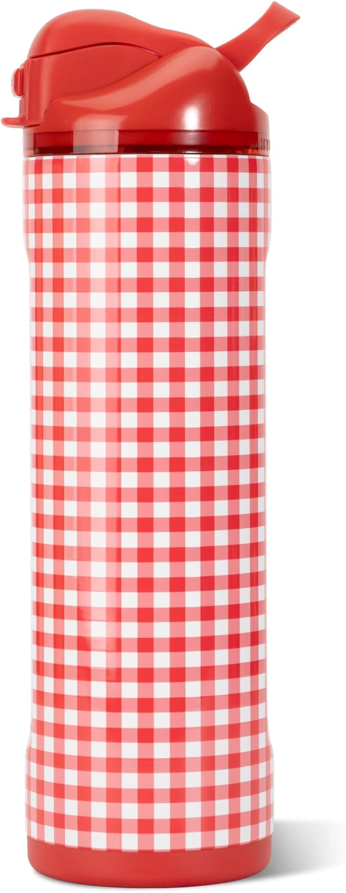 HydroJug Ease2o Water Bottle with Straw & Chug Lid, Stainless Steel, Vented Cap to Help Reduce Pressure, Water-Level Window, Cup Holder Friendly, Non-Slip Base – 24oz, Summer Picnic