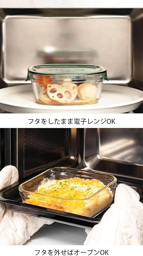 iwaki PS-PRN-P7 Heat Resistant Glass Storage Containers, Pink, Set of 7, Pack & Range