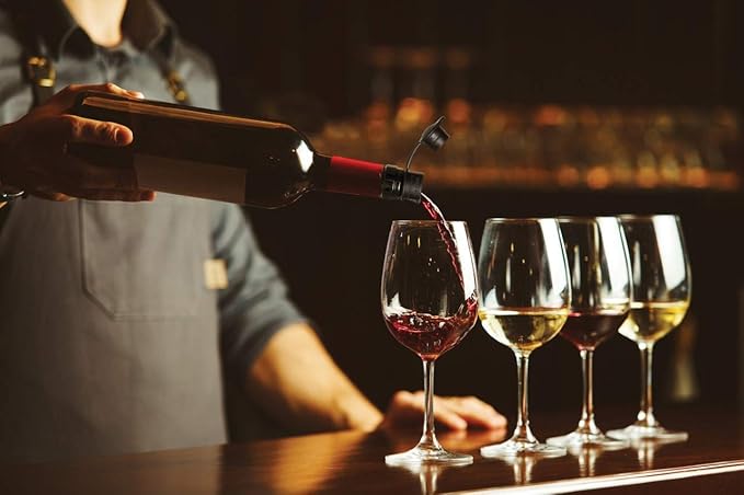 Haley's Corker 5-in-1 Wine Aerator, Stopper, Pourer, Filter and Re-Corker, Wine Lovers Treat