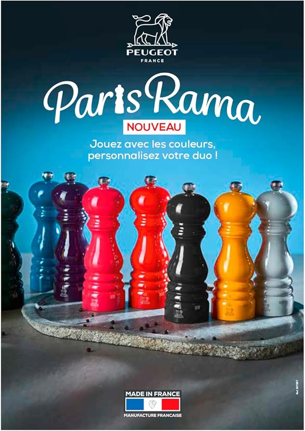 Peugeot Paris u'Select Salt Mill Wood Pacific Blue 18 cm - 7in