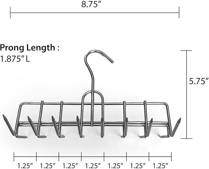 The Sausage Maker - Double-Sized 8 Prong Bacon Hanger (16 prongs Total)