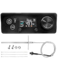PID Control Panel Fit for Pit Boss Pro Navigator Sportsman NASCAR Wood Pellet Grill Smoker, Rectangular Digital Temperature Control Board with RTD Temperature Sensor Probe